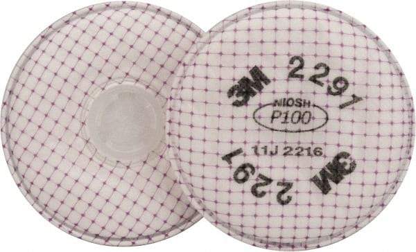 3M - Magenta P100 Filter - Protects Against Particulates, Series 2000 - Americas Industrial Supply