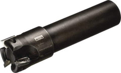 Sandvik Coromant - 3 Inserts, 32mm Cut Diam, 32mm Arbor Diam, 12mm Max Depth of Cut, Indexable Square-Shoulder Face Mill - 125mm High, R790-1604.. Insert Compatibility, Through Coolant, Series CoroMill 790 - Americas Industrial Supply