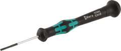 Wera - 1.8mm Blade Width, 137mm OAL, Precision Slotted Screwdriver - Americas Industrial Supply