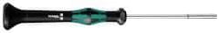 Wera - 9/64" Solid Shaft Precision Nutdriver - Ergonomic Handle, 6-1/4" OAL - Americas Industrial Supply