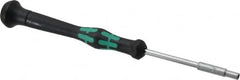 Wera - 3/32" Solid Shaft Precision Nutdriver - Ergonomic Handle, 6-1/4" OAL - Americas Industrial Supply