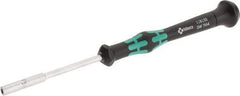 Wera - 7/64" Solid Shaft Precision Nutdriver - Ergonomic Handle, 6-1/4" OAL - Americas Industrial Supply
