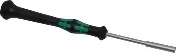 Wera - 1/8" Solid Shaft Precision Nutdriver - Ergonomic Handle, 6-1/4" OAL - Americas Industrial Supply