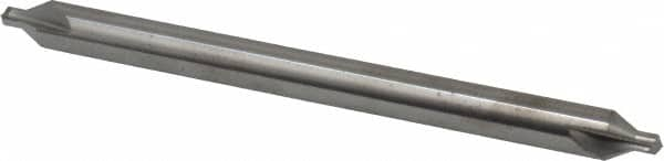 Hertel - #5 Plain Cut 60° Incl Angle Solid Carbide Combo Drill & Countersink - Americas Industrial Supply