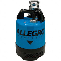 Allegro - 2/3 hp, 5.4 Amp Rating, 115 VAC, 60 Hz, Single Speed Continuous Duty Dewatering Pump - Americas Industrial Supply