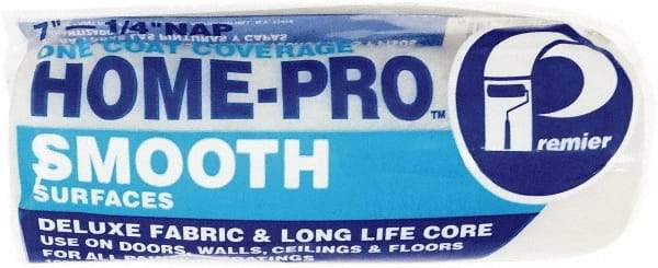 Premier Paint Roller - 1/4" Nap, 7" Wide Paint Roller Cover - Smooth Texture, Polyester - Americas Industrial Supply