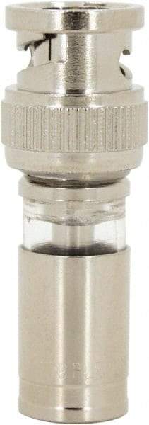 Ideal - Straight, BNC Compression Coaxial Connector - Compatible with RG59, Brass Body - Americas Industrial Supply