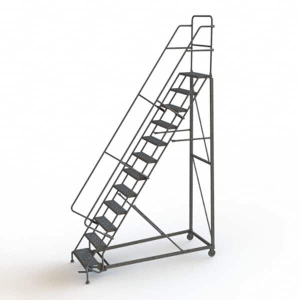 TRI-ARC - Rolling & Wall Mounted Ladders & Platforms Type: Rolling Warehouse Ladder Style: Rolling Safety Ladder - Americas Industrial Supply