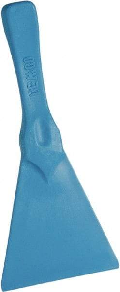 Remco - Stiff Polypropylene Straight Scraper - 4.4" Blade Width, Ergonomic Handle - Americas Industrial Supply