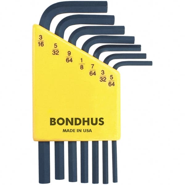 Bondhus - Hex Key Sets Tool Type: Hex Handle Type: L-Key Short Arm - Americas Industrial Supply