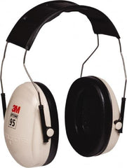 3M - Over the Head Beige & Black Foam Cushion Earmuffs - 21 NRR Rating - Americas Industrial Supply