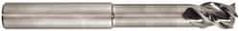 Niagara Cutter - 3/4", 3 Flute, Single End, Solid Carbide, 0.09" Corner Radius End Mill - 6" OAL, 45° Helix, Right Hand Flute, 1" LOC, Right Hand Cut, 3-1/2" Extended Reach - Americas Industrial Supply