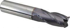 Niagara Cutter - 3/4", 4 Flute, Single End, Solid Carbide, 0.015" Corner Radius End Mill - 4" OAL, 30° Helix, Right Hand Flute, 1-1/2" LOC, Right Hand Cut - Americas Industrial Supply