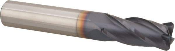 Niagara Cutter - 7/16", 4 Flute, Single End, Solid Carbide, 0.06" Corner Radius End Mill - 2-3/4" OAL, 30° Helix, Right Hand Flute, 1" LOC, Right Hand Cut - Americas Industrial Supply