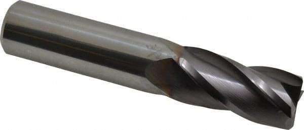 Niagara Cutter - 3/4", 4 Flute, Single End, Solid Carbide, 0.045" Corner Radius End Mill - 4" OAL, 30° Helix, Right Hand Flute, 1-1/2" LOC, Right Hand Cut - Americas Industrial Supply