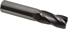 Niagara Cutter - 3/4", 4 Flute, Single End, Solid Carbide, 0.045" Corner Radius End Mill - 4" OAL, 30° Helix, Right Hand Flute, 1-1/2" LOC, Right Hand Cut - Americas Industrial Supply