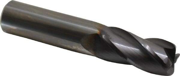 Niagara Cutter - 3/4", 4 Flute, Single End, Solid Carbide, 1/8" Corner Radius End Mill - 4" OAL, 30° Helix, Right Hand Flute, 1-1/2" LOC, Right Hand Cut - Americas Industrial Supply