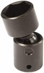 Proto - 1/2" Drive 1/2" Standard Universal Impact Socket - 6 Points, 2-19/32" OAL - Americas Industrial Supply