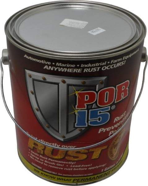 POR-15 - 1 Gal, Semi Gloss Black, Rust Preventative Paint - Comes in Can with Handle - Americas Industrial Supply