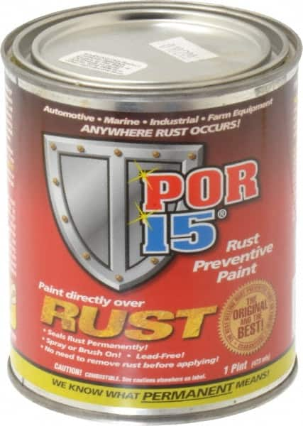 POR-15 - 1 Pint, Clear, Rust Preventative Paint - Comes in Can - Americas Industrial Supply