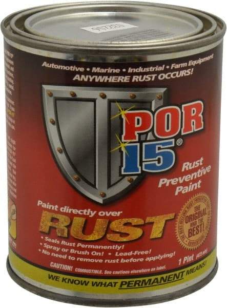 POR-15 - 1 Pint, Gray, Rust Preventative Paint - Comes in Can - Americas Industrial Supply