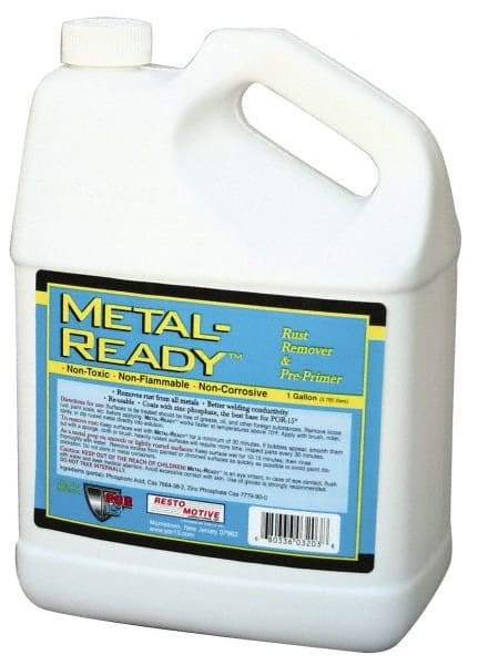 POR-15 - Automotive Metal Preparation - 1 Gal Jug with Empty Spray Bottle - Americas Industrial Supply