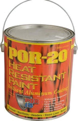 POR-15 - 1 Gal Aluminum Automotive Heat Resistant Paint - 1,200°F Max Temp, Comes in Can with Handle - Americas Industrial Supply