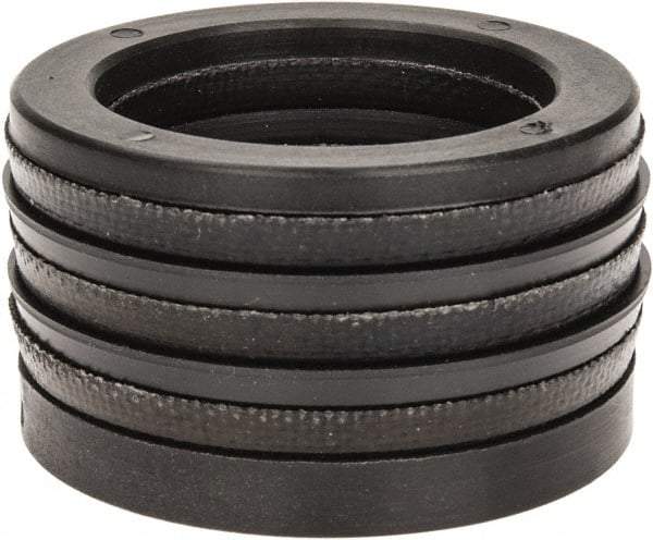 Made in USA - 1-1/4" Inside Diam x 1-3/4" Outside Diam V-Packing Set - 1" High - Americas Industrial Supply