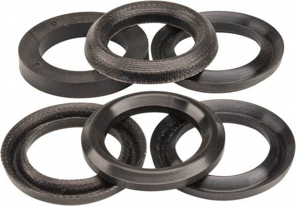 Made in USA - 1-1/4" Inside Diam x 1-7/8" Outside Diam V-Packing Set - 1" High - Americas Industrial Supply