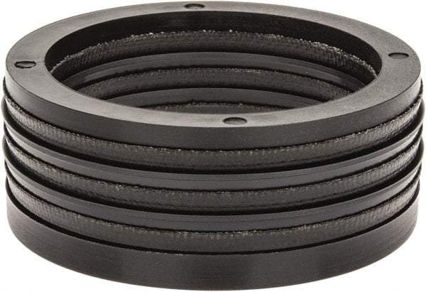 Made in USA - 2" Inside Diam x 2-1/2" Outside Diam V-Packing Set - 1" High - Americas Industrial Supply