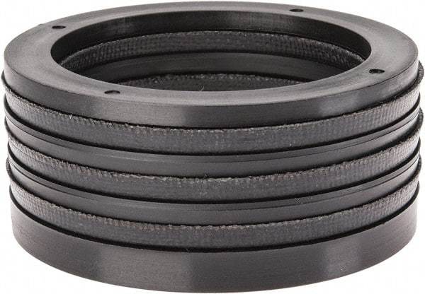 Made in USA - 2" Inside Diam x 2-5/8" Outside Diam V-Packing Set - 1-1/6" High - Americas Industrial Supply