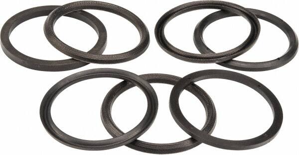 Made in USA - 2-1/2" Inside Diam x 3" Outside Diam V-Packing Set - 1" High - Americas Industrial Supply