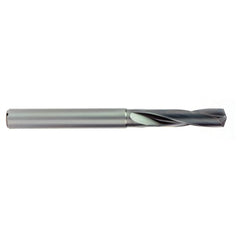 11 mm Dia. × 11.5 mm Shank × 55 mm Flute Length × 113 mm OAL, Stub, SiC, 2xD Flute, Solid Carbide Drill - Americas Industrial Supply
