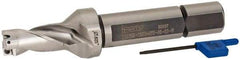 Iscar - 1-1/4" Max Drill Depth, 2xD, 5/8" Diam, Indexable Insert Drill - 3/4" Shank Diam, Straight Shank - Americas Industrial Supply