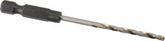 Cle-Line - 7/64" High Speed Steel, 118° Point, Hex Shank Maintenance Drill Bit - Americas Industrial Supply