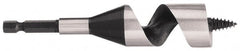 DeWALT - 1-3/8", 7/16" Diam Hex Shank, 6" Overall Length with 4" Twist, Ship Auger Bit - Americas Industrial Supply