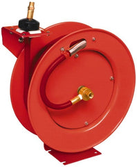 Lincoln - 50' Spring Retractable Hose Reel - Americas Industrial Supply