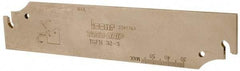 Iscar - 1.26" Blade Height, 0.098" Blade Width, 5-29/32" OAL, Neutral Cut, Double End Indexable Cut-Off Blade - TGFH Blade - Americas Industrial Supply