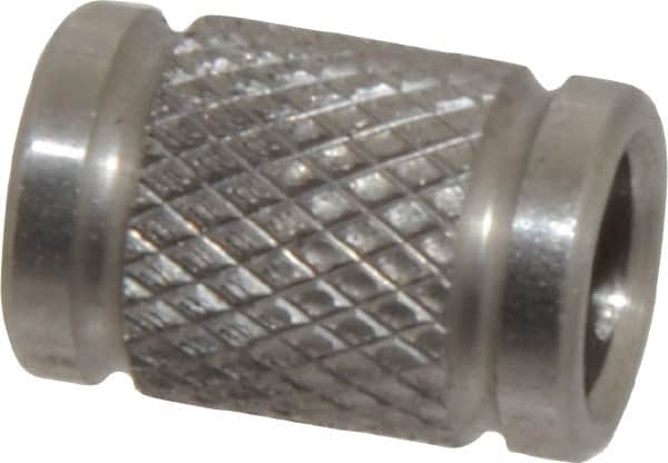 Gibraltar - 1/4" Pin Diam, 0.58" Long, 3/8" OD Quick Release Pin Receiver Cap - 303 Stainless Steel - Americas Industrial Supply