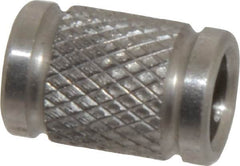 Gibraltar - 1/4" Pin Diam, 0.58" Long, 3/8" OD Quick Release Pin Receiver Cap - 303 Stainless Steel - Americas Industrial Supply