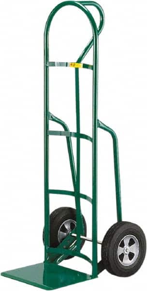 Little Giant - 800 Lb Capacity 49" OAH Hand Truck - 12 x 14" Base Plate, Loop Handle, Steel, Solid Rubber Wheels - Americas Industrial Supply