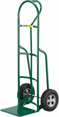 Little Giant - 800 Lb Capacity 49" OAH Hand Truck - 12 x 14" Base Plate, Loop Handle, Steel, Solid Rubber Wheels - Americas Industrial Supply