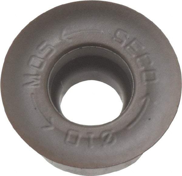Seco - RDKT10T3M0 M05 Grade T350M Carbide Milling Insert - TiCN/Al2O3 Finish, 0.156" Thick, 0.263" Inscribed Circle, 0.008" Corner Radius - Americas Industrial Supply