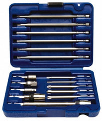 Irwin - 34 Piece, Bit Set - Phillips, Torx, Posidrive Point - Americas Industrial Supply