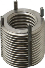 Recoil - M20x2.50 Internal, M30x2.00 External, 30mm Insert Length, Heavy Duty Keylocking Thread Inserts - Stainless Steel, Passivated Finish, Grade 303 - Exact Industrial Supply