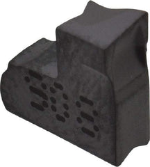 Iscar - TAGR C IC908 Grade, 0.118" Cutting Width, Carbide Cutoff Insert - 15° Right Hand Lead Angle, 0.0079" Cnr Rad, TiAlN Coated, Single End - Americas Industrial Supply