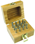 C-450 8Pc Set; 1/4" SH Dbl Cut - CBD - Burr - Americas Industrial Supply