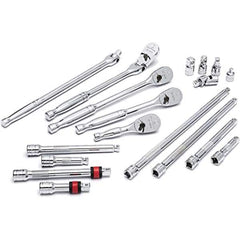 GearWrench - Socket Extension Sets Tool Type: Ratchet & Drive Tool Set Drive Size (Inch): 0.375 - Americas Industrial Supply