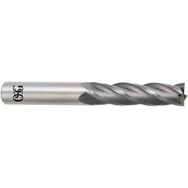 OSG - 18mm, 57mm LOC, 18mm Shank Diam, 127mm OAL, 4 Flute, Solid Carbide Square End Mill - Americas Industrial Supply