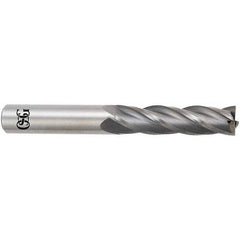 OSG - 18mm, 57mm LOC, 18mm Shank Diam, 127mm OAL, 4 Flute, Solid Carbide Square End Mill - Americas Industrial Supply
